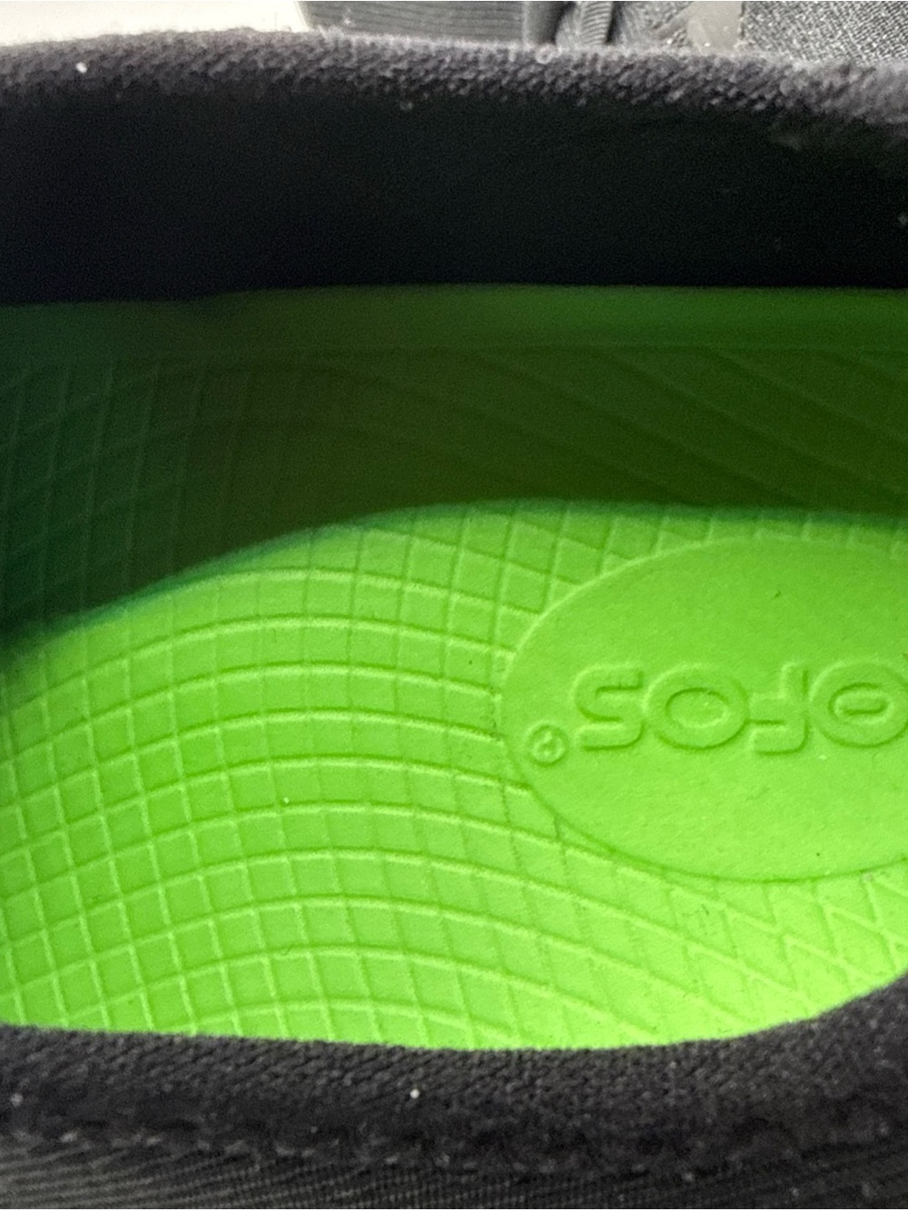 Oofos Oomg Sport LS Women's Size 9.5 Black Recovery Shoes Comfort Runs Small - Picture 11 of 12